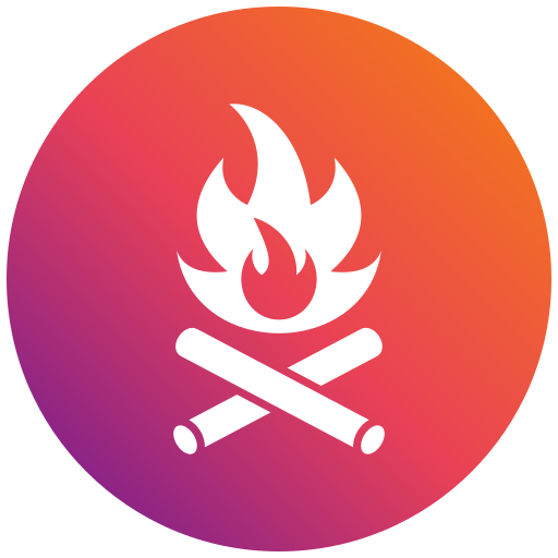 hoguera icono gratis