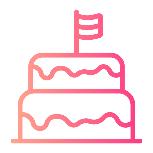 pastel de cumpleaños icono gratis