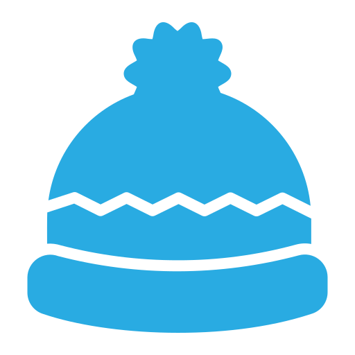 sombrero de invierno icono gratis