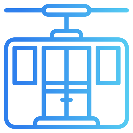 teleférico icono gratis