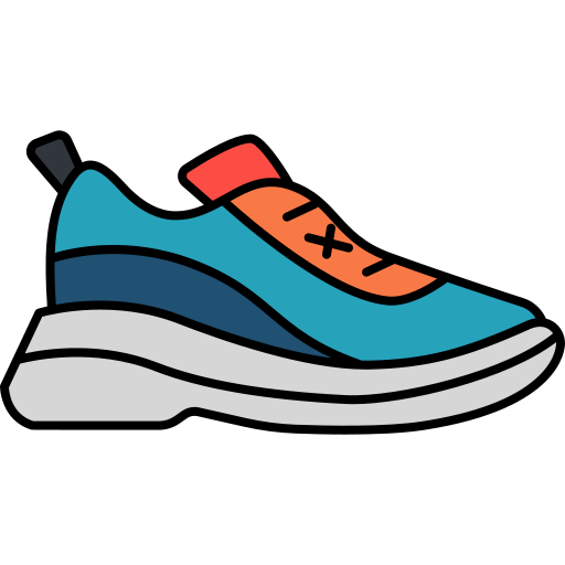 zapatos para correr icono gratis