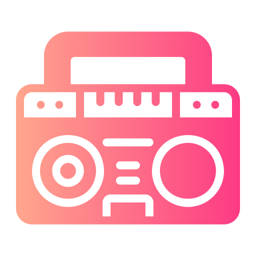 boombox icono gratis