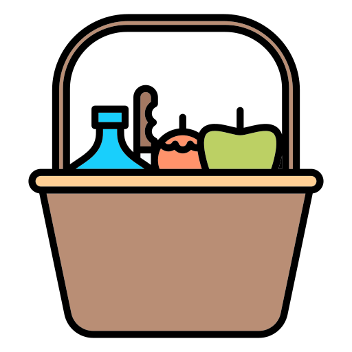 bolsa de picnic icono gratis