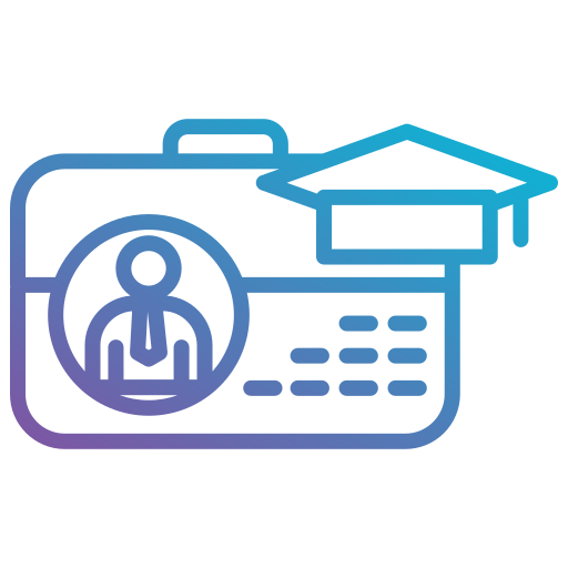 pasantía icono gratis