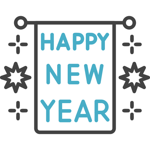 Happy new year free icon Happy new year free icon