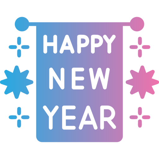 Happy new year free icon Happy new year free icon