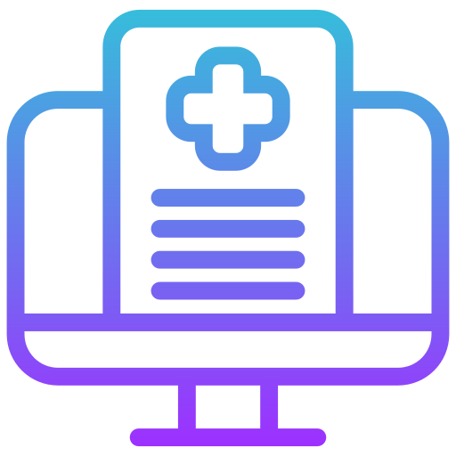 informe médico icono gratis