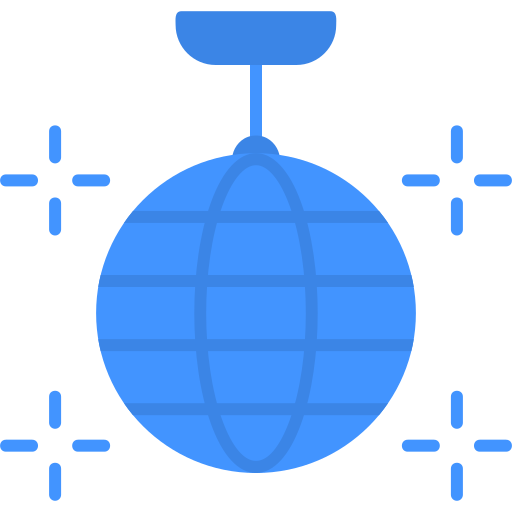 bola de disco icono gratis