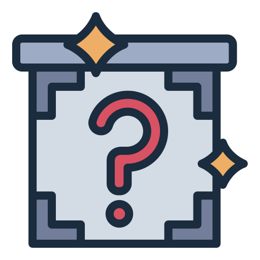 caja misteriosa icono gratis