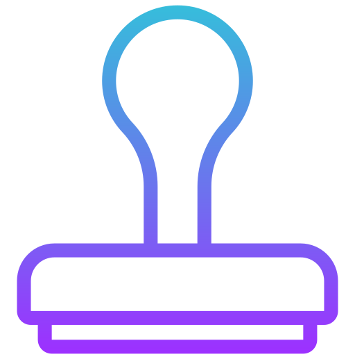 estampilla icono gratis