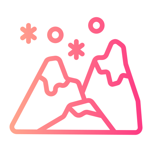 Mountain range free icon