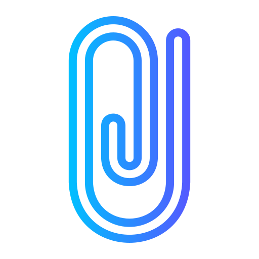 Скрепка для бумаг бесплатно иконка