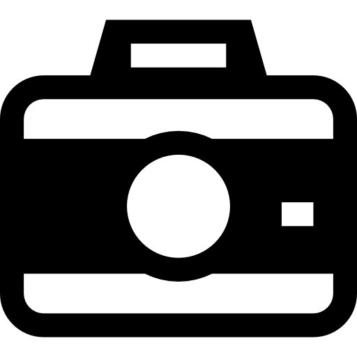 Camera Basic Straight Filled icon