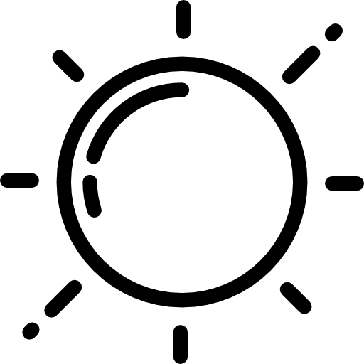 Sun Detailed Rounded Lineal icon