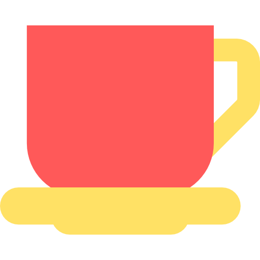 Coffee cup Basic Straight Flat icon