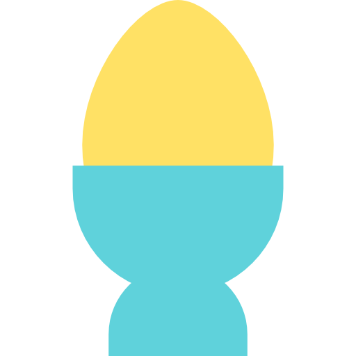 Egg Basic Straight Flat icon