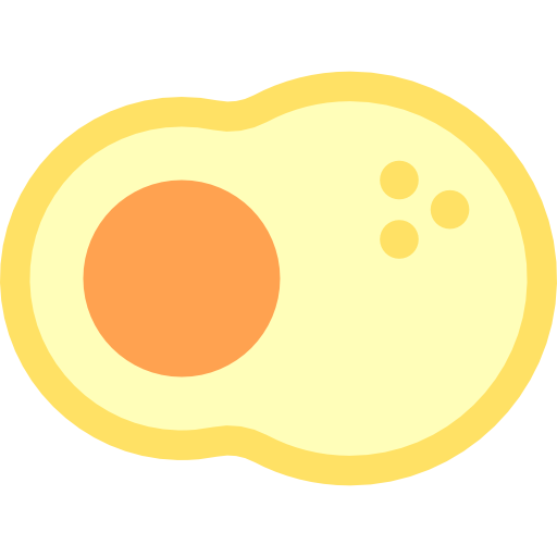 Fried egg free icon