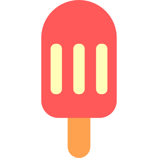 Ice cream Basic Straight Flat icon