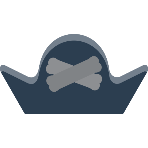 sombrero pirata icono gratis
