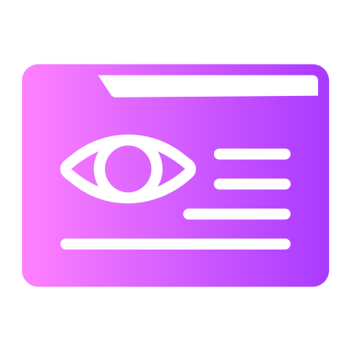 visión icono gratis