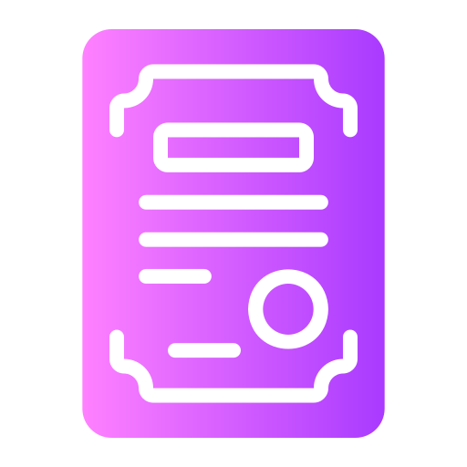 certificado icono gratis