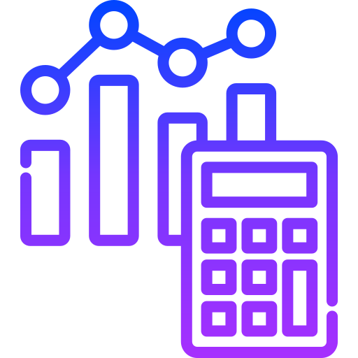 previsión económica icono gratis
