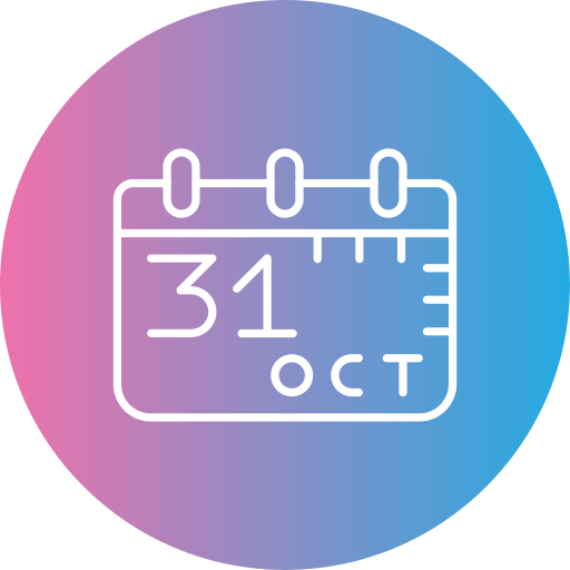 31 de octubre icono gratis