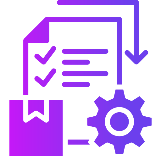 procesamiento de datos icono gratis