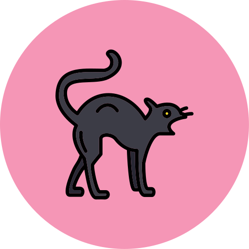 gato preto grátis ícone gato preto grátis ícone