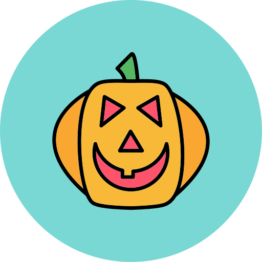 calabaza de halloween icono gratis