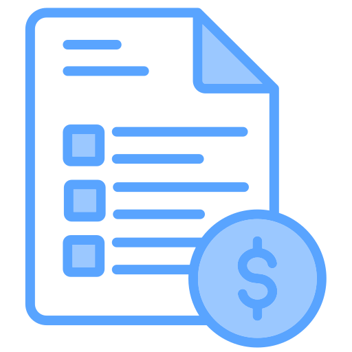 factura icono gratis