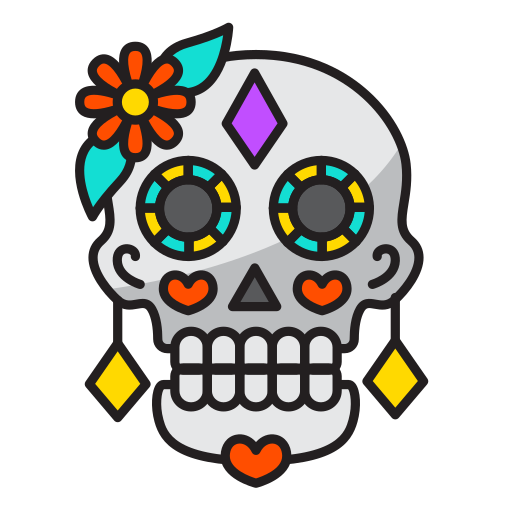 dia de los muertos kostenlos Icon dia de los muertos kostenlos Icon