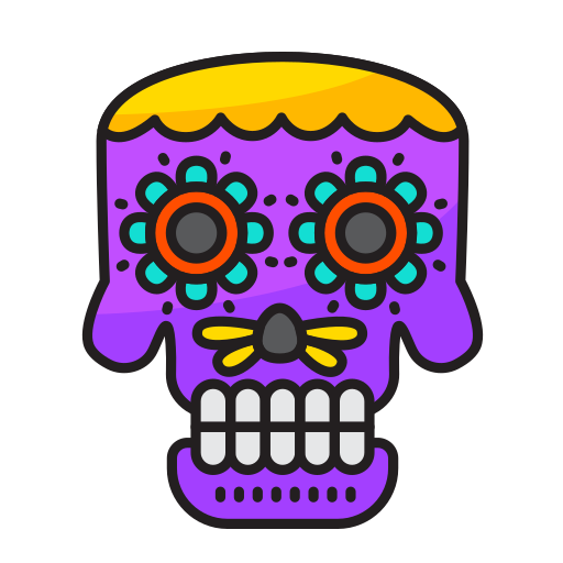 dia de muertos icono gratis