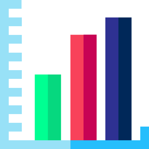 Gráfico de barras grátis ícone Gráfico de barras grátis ícone