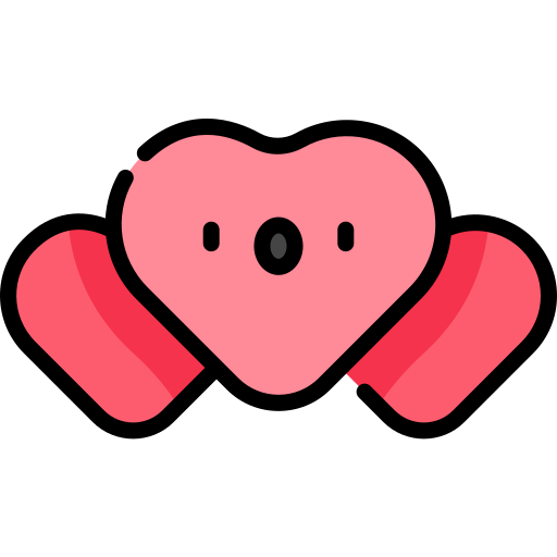 Corazones icono gratis