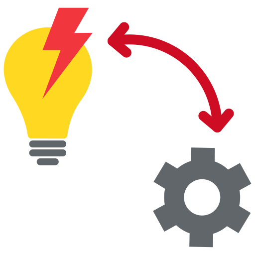 energía inteligente icono gratis