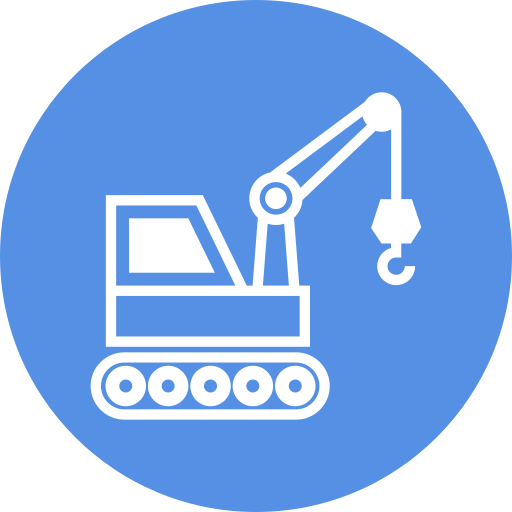 excavadora icono gratis