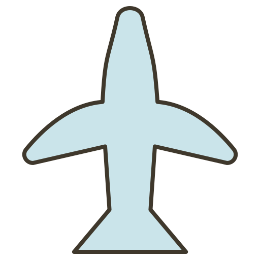 avión icono gratis