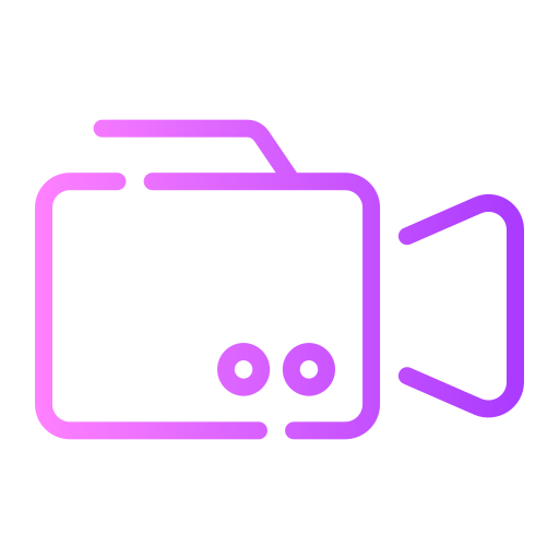 camara de video icono gratis