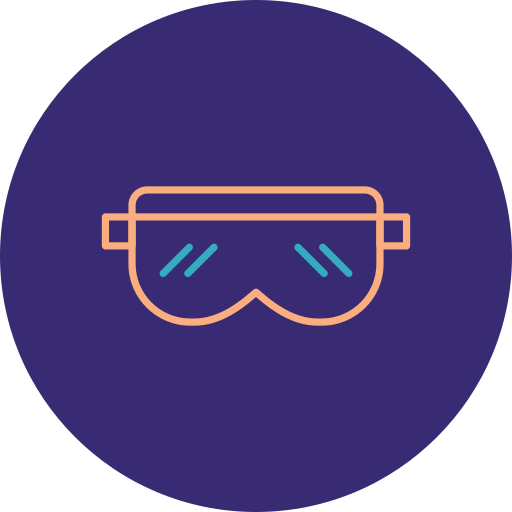 lentes de seguridad icono gratis