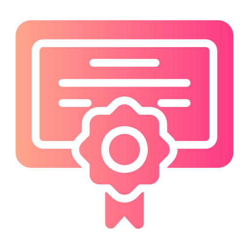 certificado icono gratis