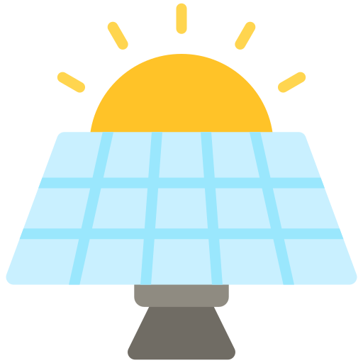 panel solar icono gratis