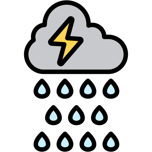 pluie Icône gratuit