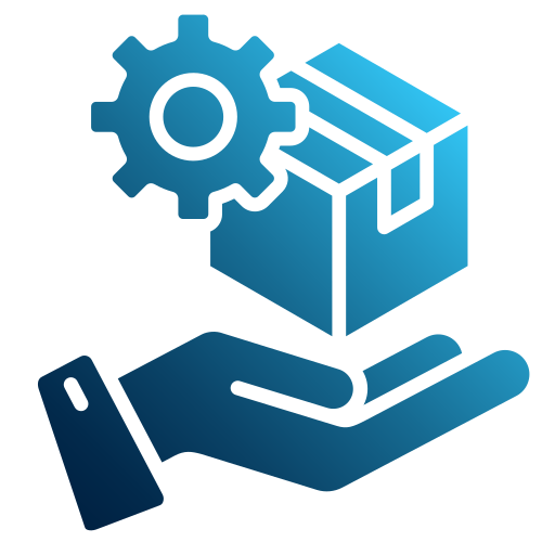 gestión de productos icono gratis