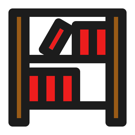 책장 무료 아이콘