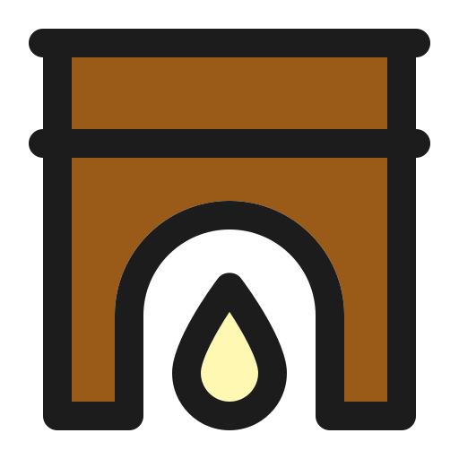 chimenea icono gratis