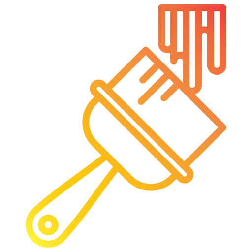 cepillo de pintura icono gratis