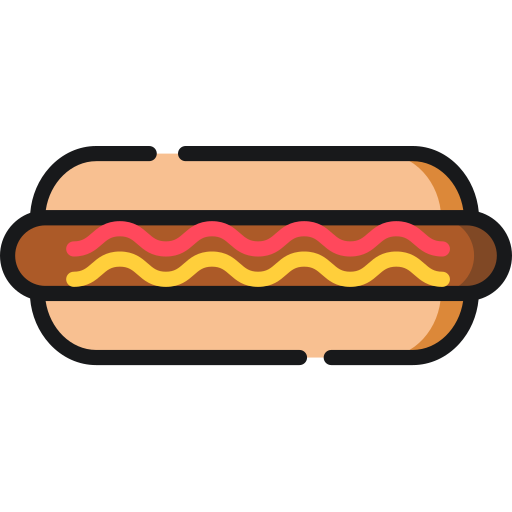 hot dog icono gratis