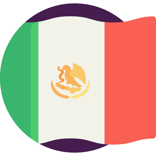 Bandera mexicana icono gratis