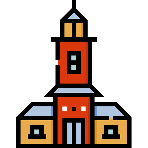 Lighthouse Detailed Straight Lineal color icon